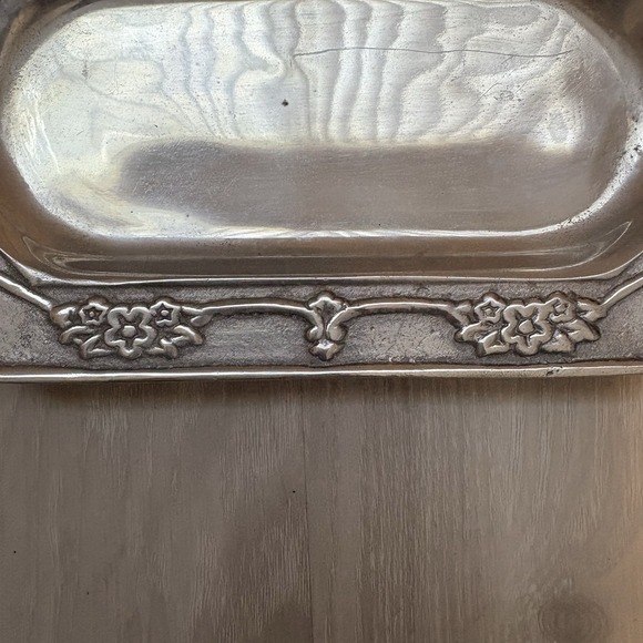 Vari Disenos by Ismael Valenzuela Romo Mexico Silver Metal Serving Tray - Picture 2 of 7